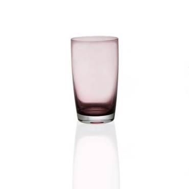 Cryspo Trio Σετ 6 Τεμαχίων Ποτήρι Νερού 540ml από Φυσητό Γυαλί 'IRID PURPLE' 5201250